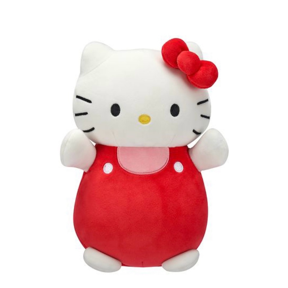 Hello Kitty Plush Toy - Red Dress and White Fur
